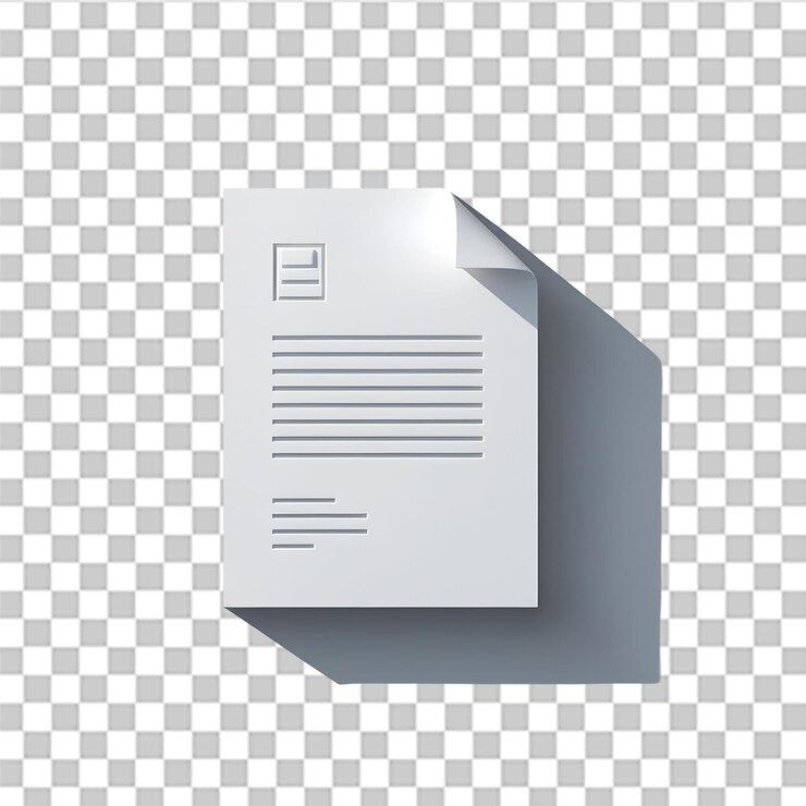 PSD renderizado 3d aislado del ícono del documento psd en un fondo blanco