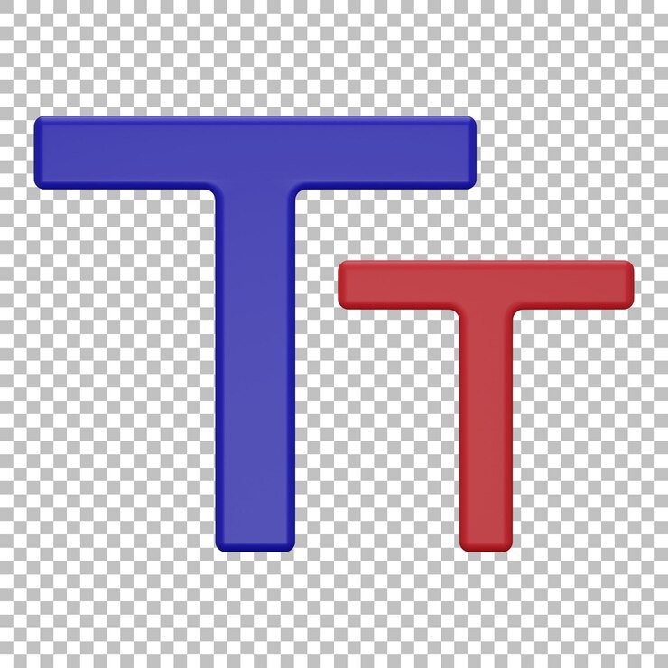 PSD renderizado 3d aislado de icono de formato de texto psd