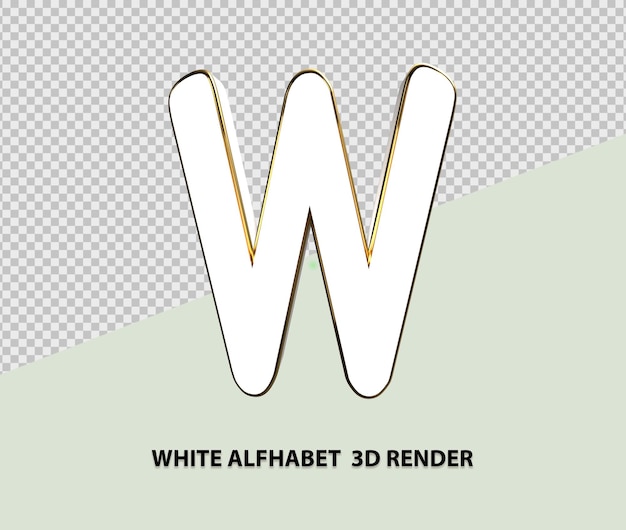 Renderizado 3D del alfabeto
