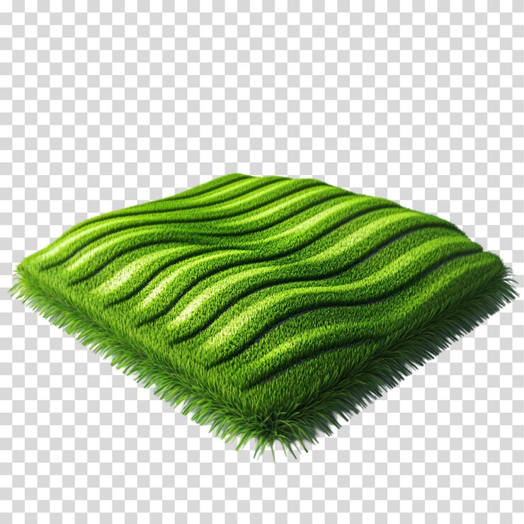 PSD renderizado en 3d de la almohada de hierba