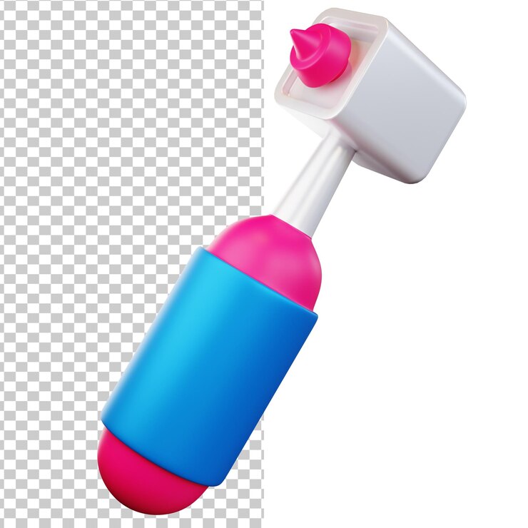 PSD renderizado en 3d de una bonita botella de ketchup
