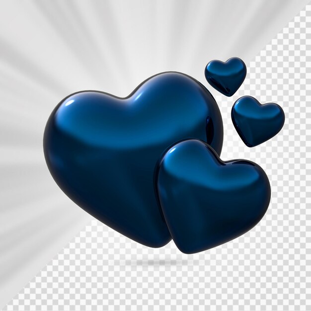 PSD renderizado 3d del corazón