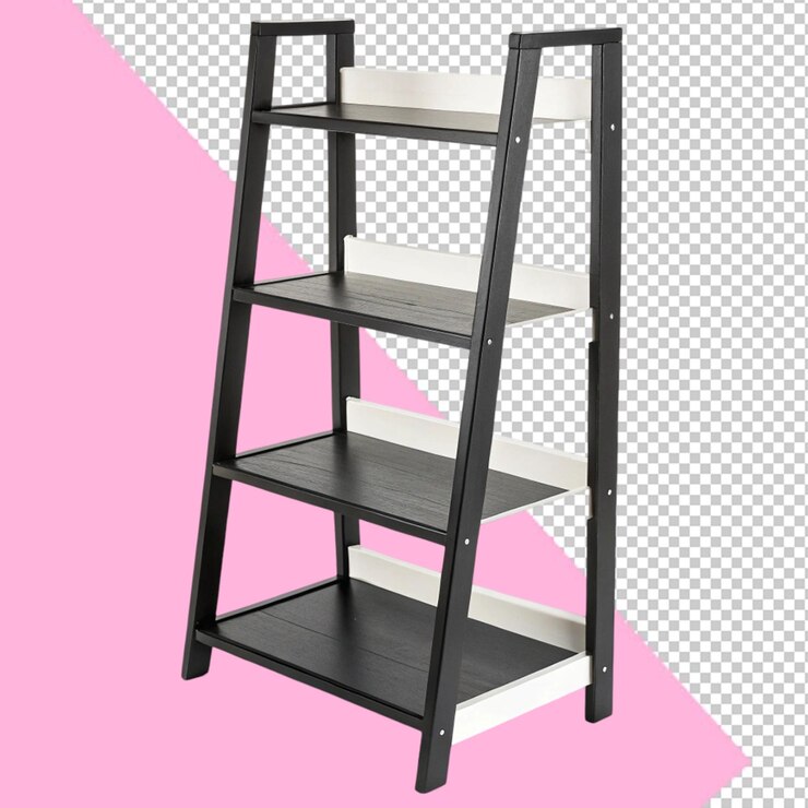 PSD renderizado en 3d de la estantería