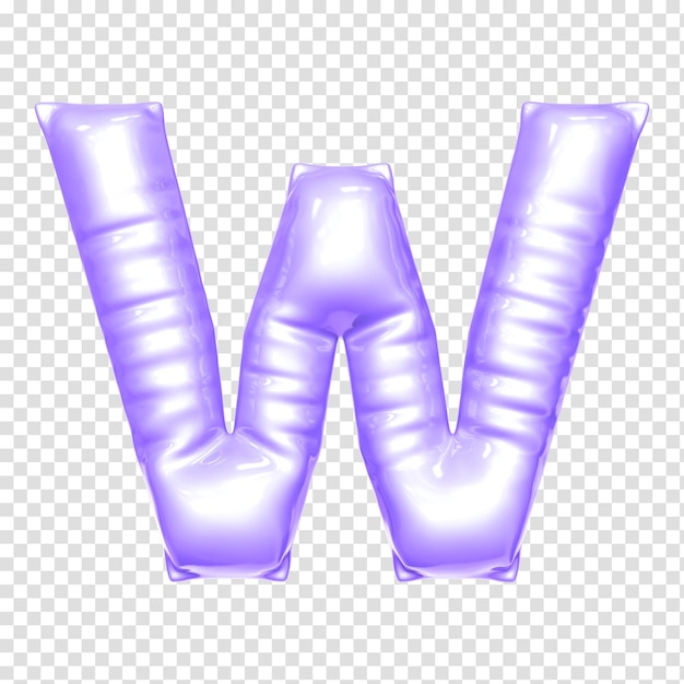 renderizado 3d de globo de letras