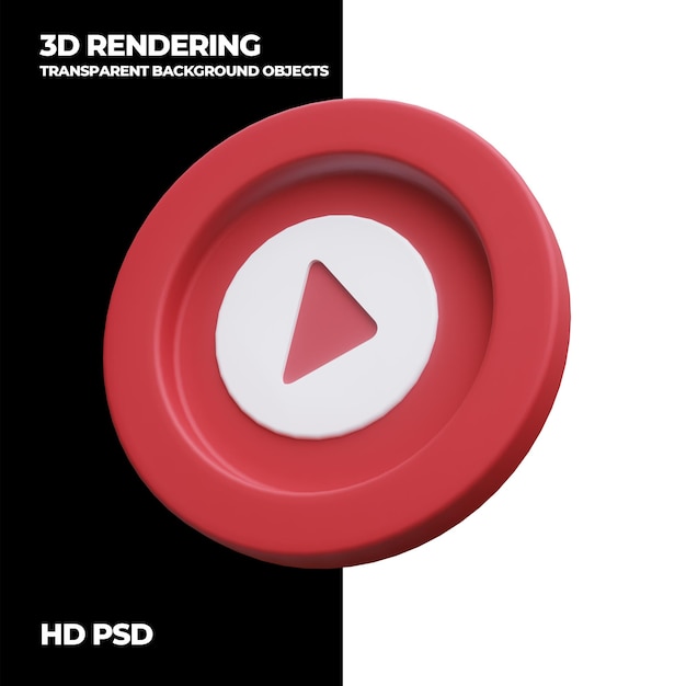 Renderizado en 3D en HD ICONS con fondos transparentes