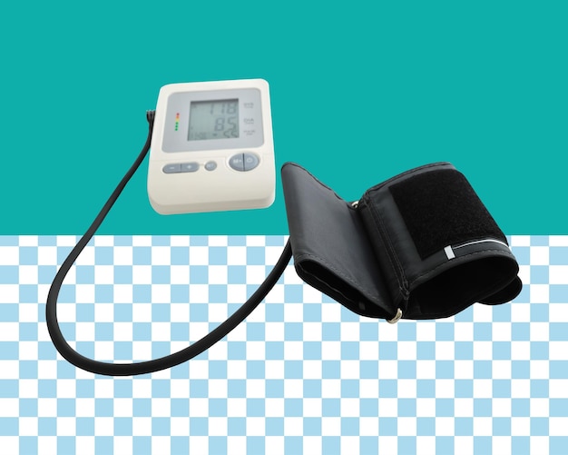 PSD renderizado en 3d de un medidor de presión corporal humano