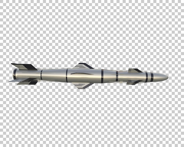 Renderizado en 3D del misil de crucero