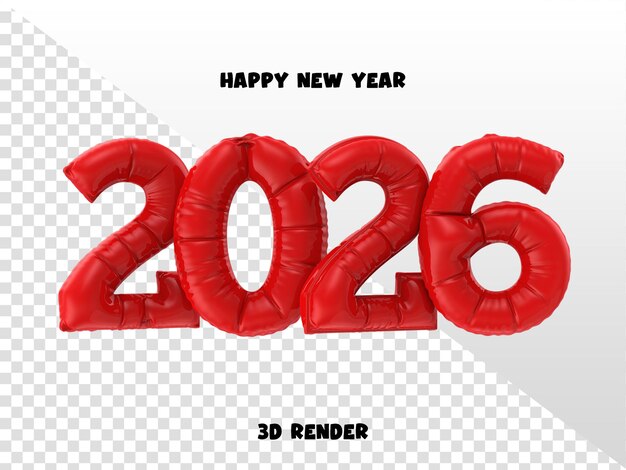 Renderizado en 3D del número dorado