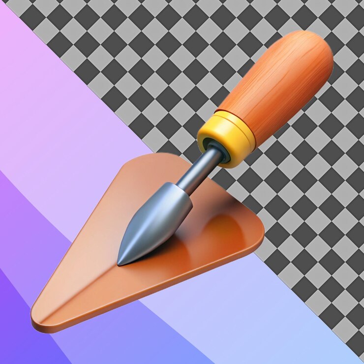 PSD renderizado en 3d de una paleta