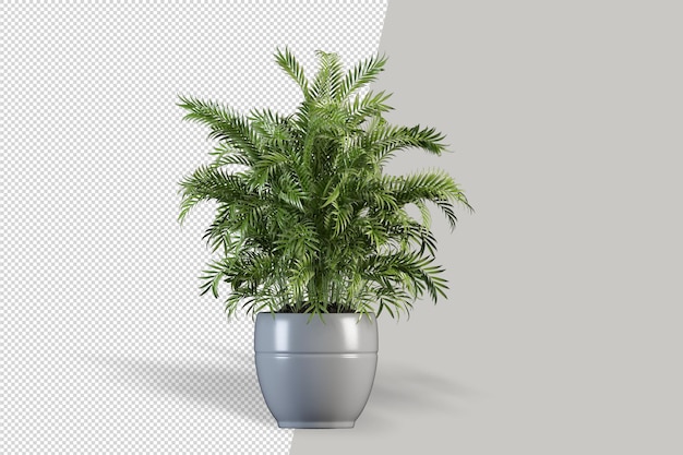 Renderizado 3D de la planta isométrica