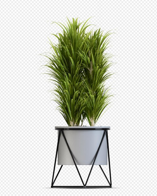 Renderizado 3D de la planta isométrica
