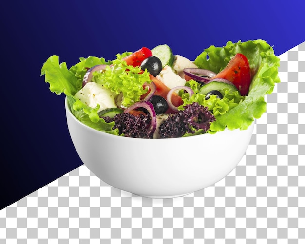 Renderizado en 3D de un plato de comida saludable