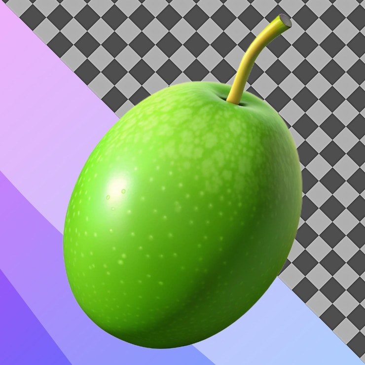 PSD renderizado en 3d en verde olivo