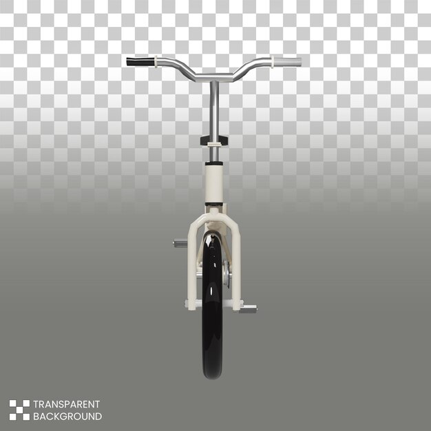 Renderizado de bicicleta 3d archivo psd gratis