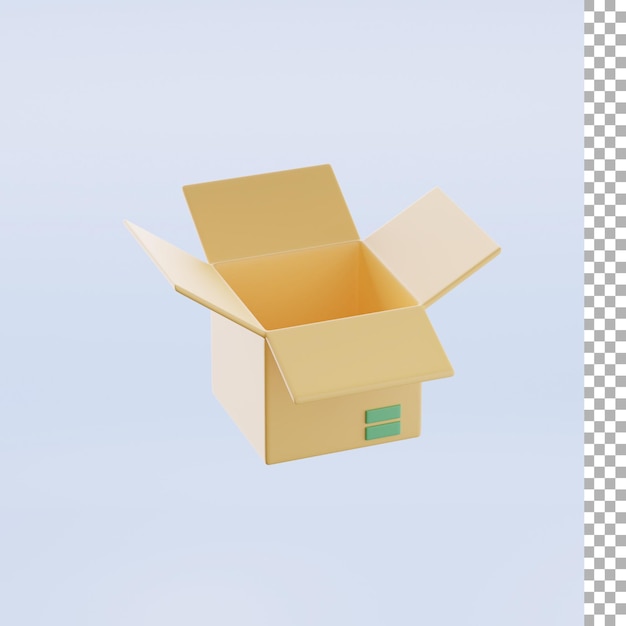 renderizado de caja 3d