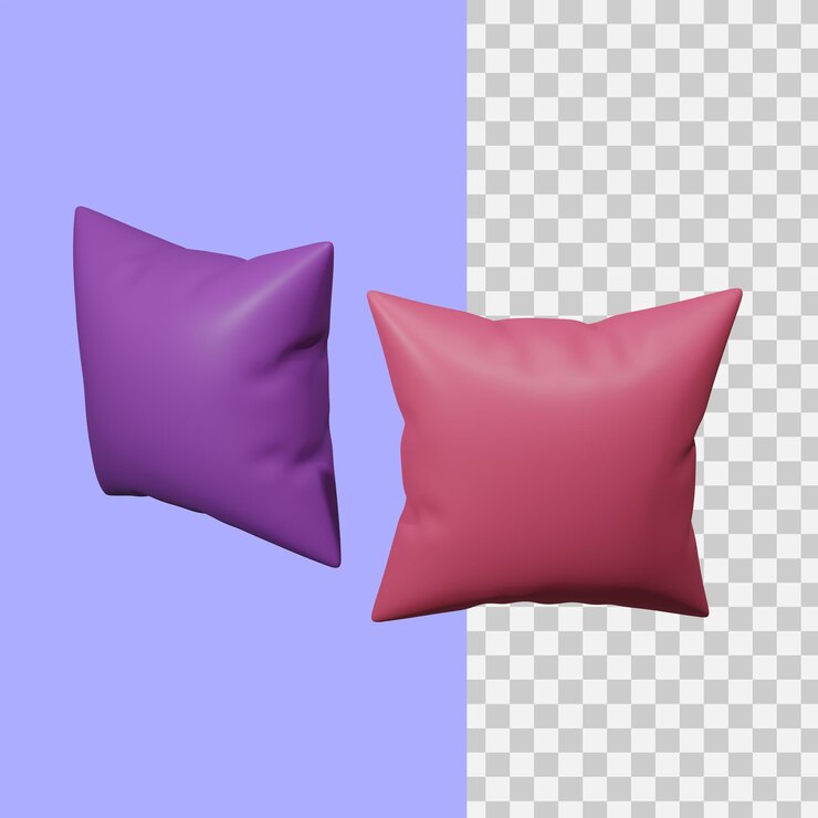 PSD renderizado icono de almohada 3d