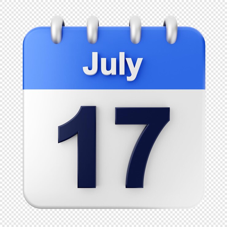 PSD renderizado de ilustración de icono de calendario 3d