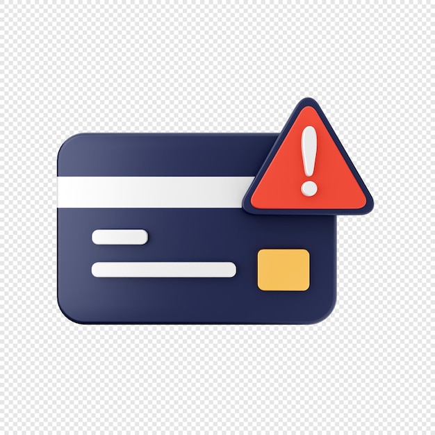 renderizado de ilustración de icono de pago 3d