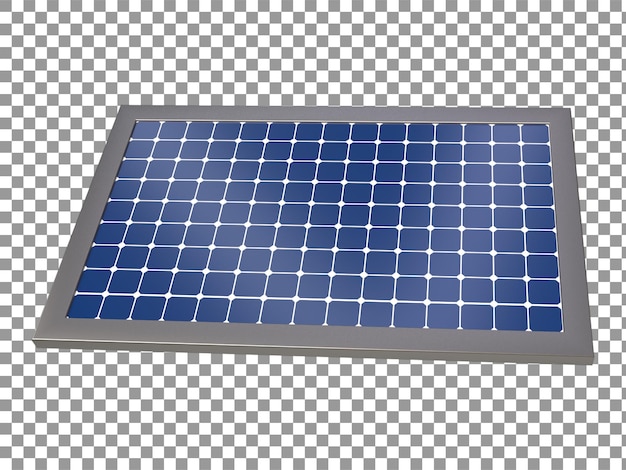 Renderizado de paneles solares 3D realistas