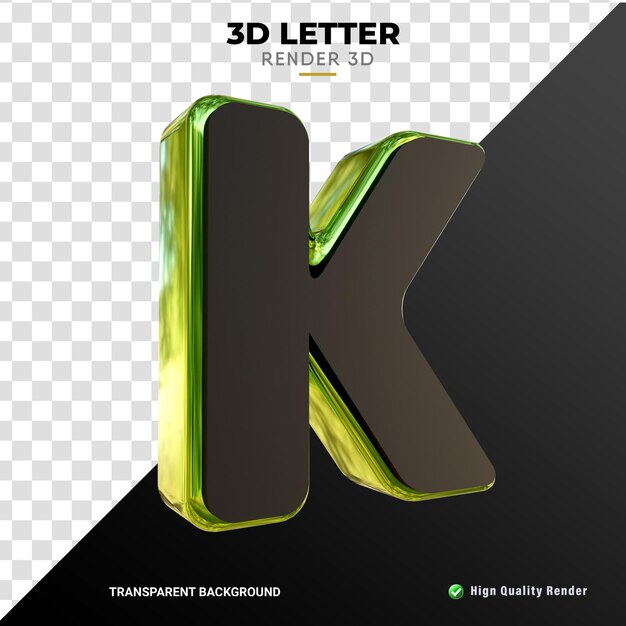 Renderizado realista de alta calidad de textura de oro suave de letra 3D