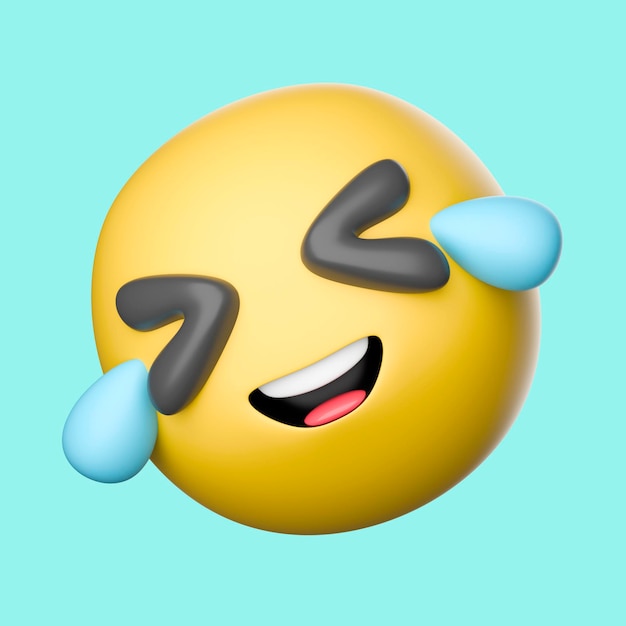 Renderizaje 3D de los emojis de los íconos