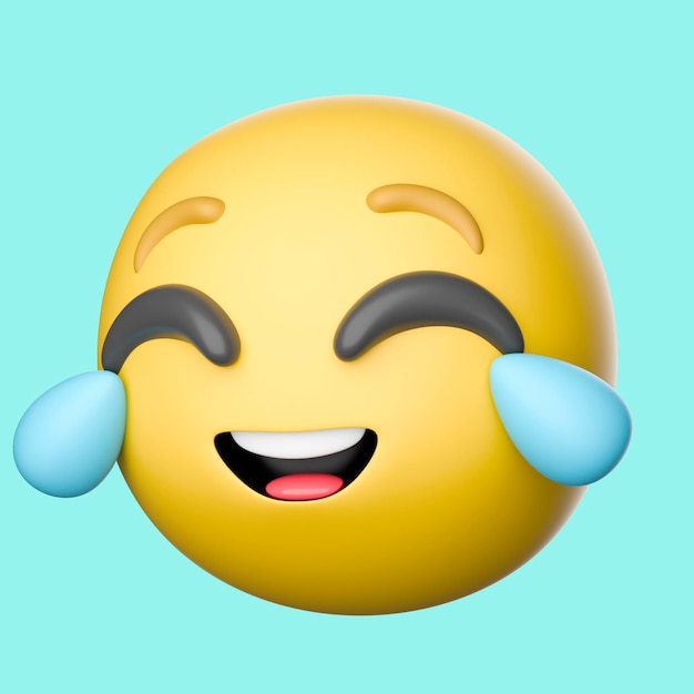 Renderizaje 3D de los emojis de los íconos