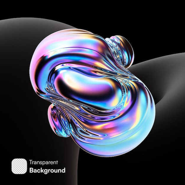 Rendeur 3D abstrait à l'iris