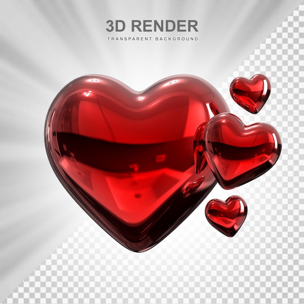 Rendeur 3d Du Cœur