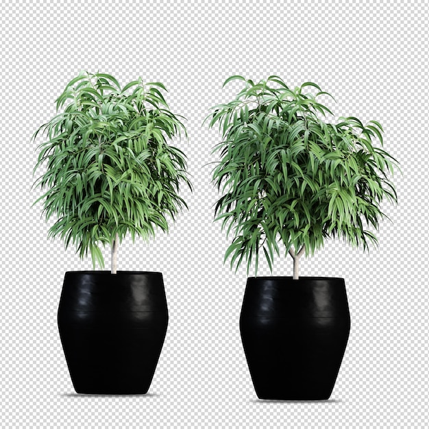 Rendição isométrica da planta 3d