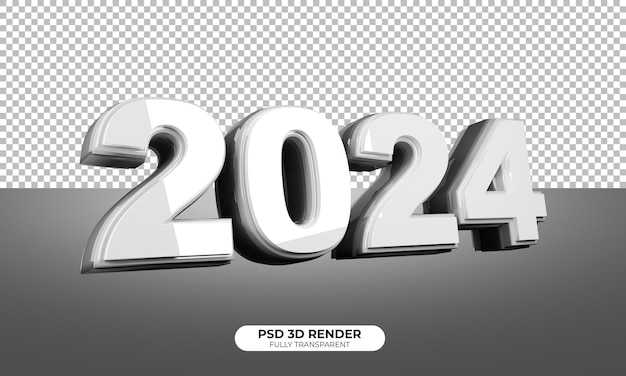 Rendre en 3D du texte de 2024