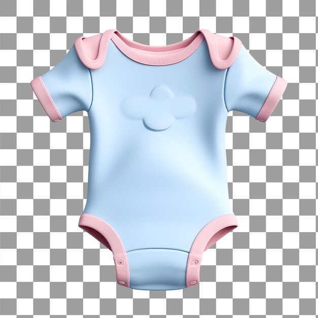 PSD rendre en 3d des pyjamas de costume de saut de bébé