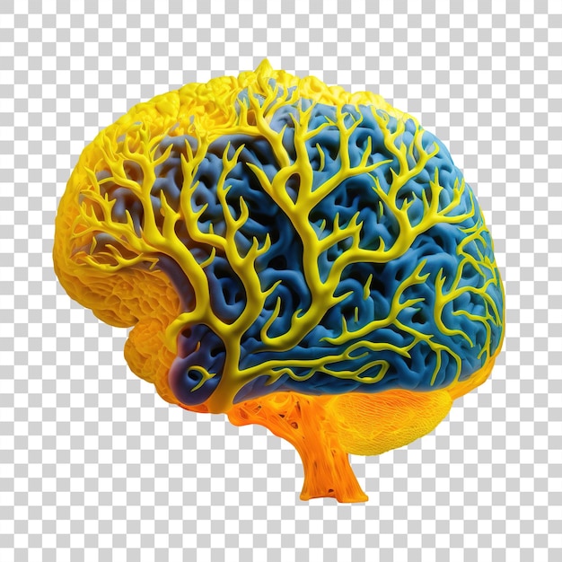 Rendu 3d Abstrait Coloré Du Cerveau Humain