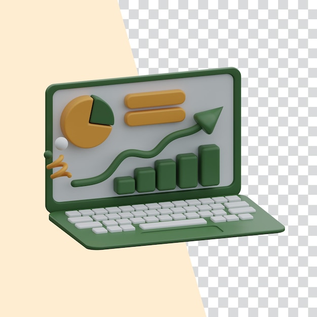 rendu 3d de l'analyse des données