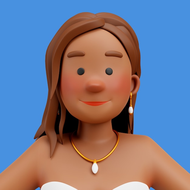 PSD rendu 3d d'un avatar