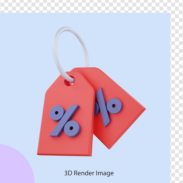 Rendu 3D de bons de réduction