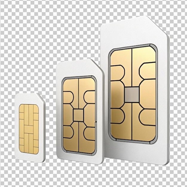 Rendu 3D de la carte SIM