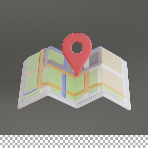 Rendu 3d de la carte