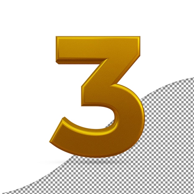 Rendu 3D du nombre d'or 3