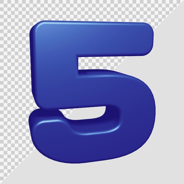 rendu 3D du numéro 5