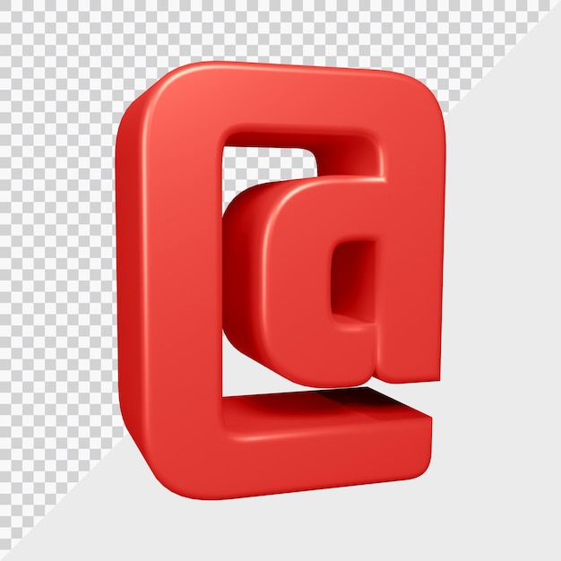 PSD rendu 3d du symbole