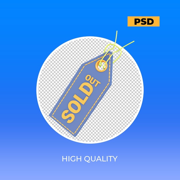 PSD rendu 3d épuisé