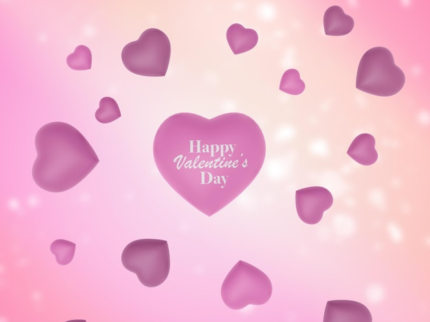 Rendu 3D Happy Valentines Day