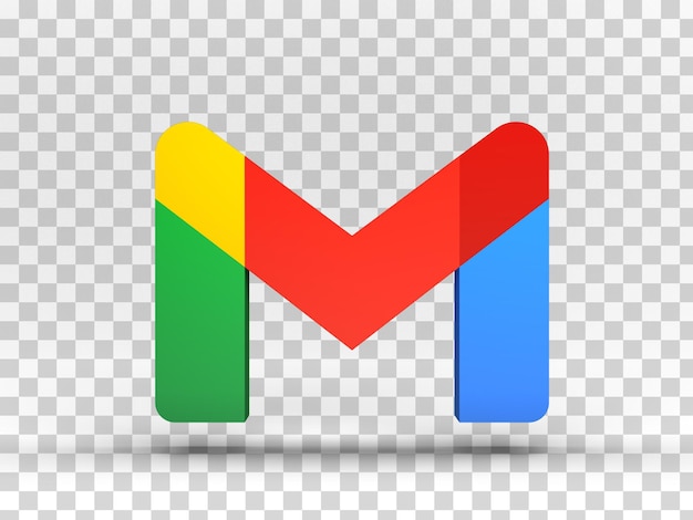 PSD rendu 3d de l'icône gmail