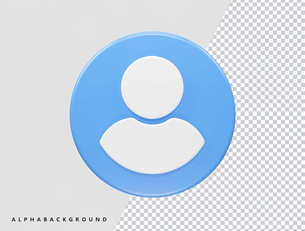 Rendu 3d De L'icône De La Personne