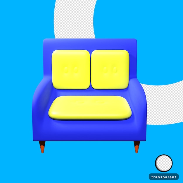 Rendu 3d D'illustration De Chaises