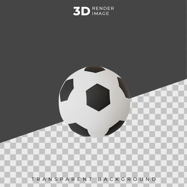 Rendu 3D d'illustration de football