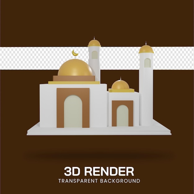 Rendu 3d De L'illustration De La Mosquée