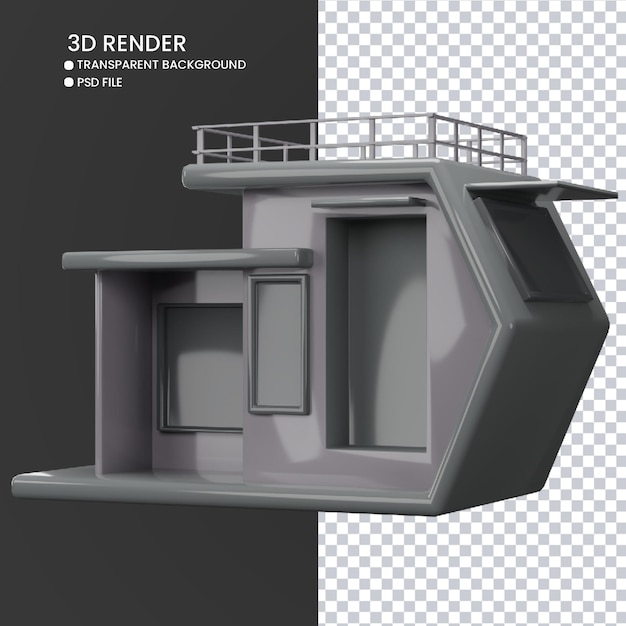 Rendu 3d De Jolie Maison