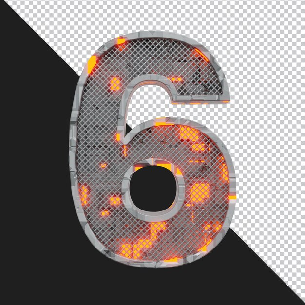 rendu 3d de la lettre de l'alphabet isolé