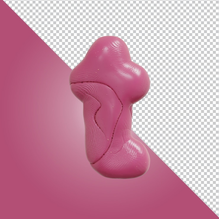 PSD rendu 3d de la lettre de l'alphabet t isolé